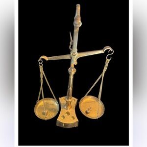 Vintage brass Balance Scale